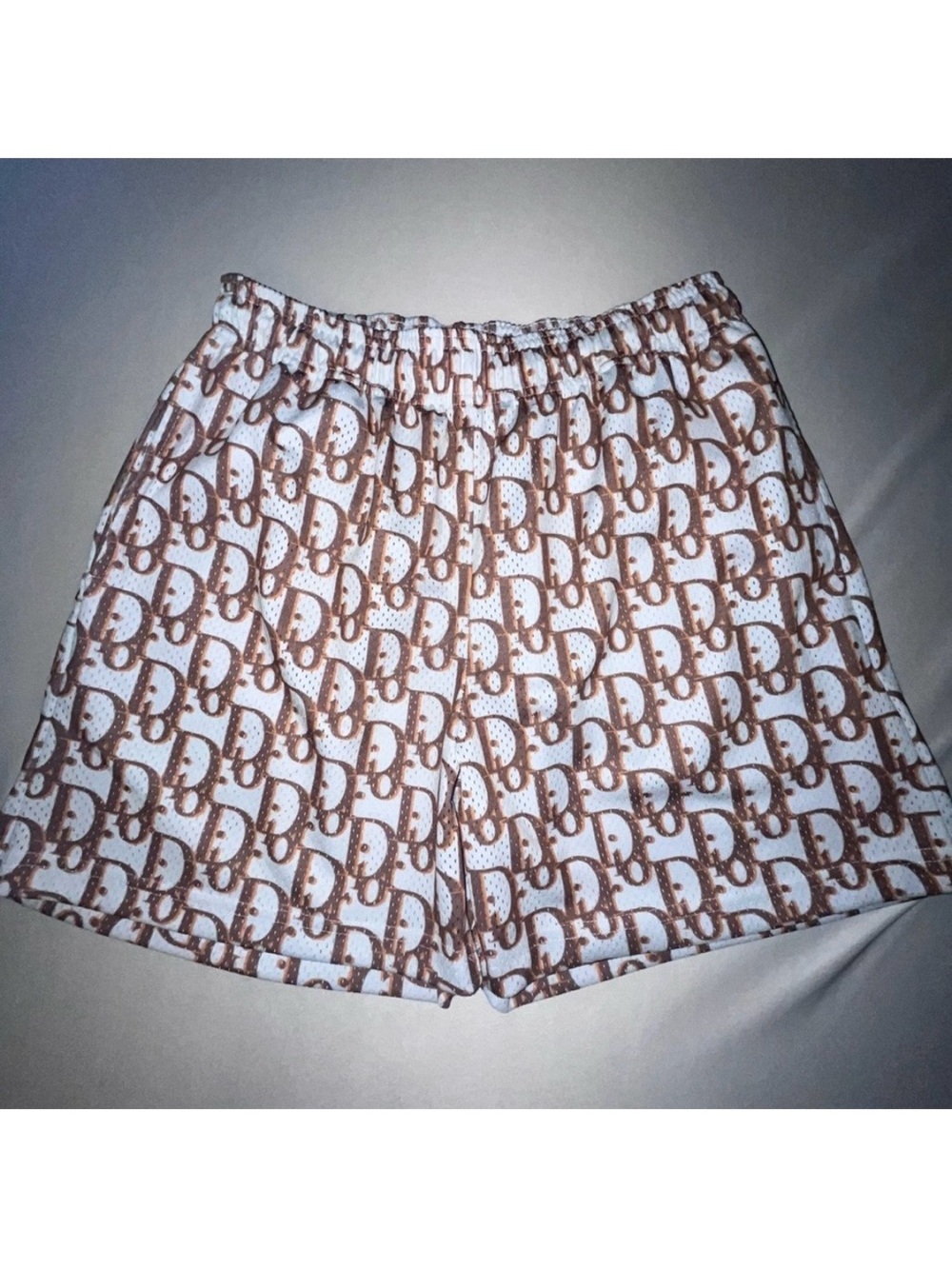 Bravest Studios x Christian Dior All Over Print Athletic Mesh Basketball Shorts